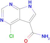 4-Chloro-7H-pyrrolo[2,3-d]pyrimidine-5-carboxamide