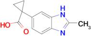 1-(2-Methyl-1H-benzimidazol-6-yl)cyclopropanecarboxylic acid