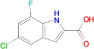 5-Chloro-7-fluoro-1H-indole-2-carboxylic acid