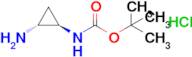 tert-Butyl N-[(1R,2R)-2-aminocyclopropyl]carbamate hydrochloride