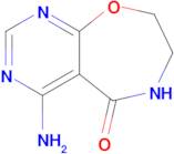 4-Amino-5H,6H,7H,8H-pyrimido[5,4-f][1,4]oxazepin-5-one