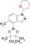 5-Methyl-1-(oxan-2-yl)-4-(4,4,5,5-tetramethyl-1,3,2-dioxaborolan-2-yl)-1H-indazole