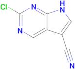 2-Chloro-7H-pyrrolo[2,3-d]pyrimidine-5-carbonitrile