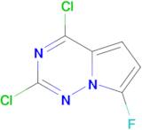 2,4-Dichloro-7-fluoropyrrolo[2,1-f][1,2,4]triazine