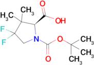 (S)-1-(tert-Butoxycarbonyl)-4,4-difluoro-3,3-dimethylpyrrolidine-2-carboxylic acid