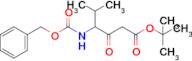 tert-Butyl 4-(((benzyloxy)carbonyl)amino)-5-methyl-3-oxohexanoate