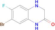 7-Bromo-6-fluoro-3,4-dihydroquinoxalin-2(1H)-one