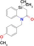 1-(4-Methoxybenzyl)-4,4-dimethyl-3,4-dihydrobenzo[b][1,4]azasilin-2(1H)-one