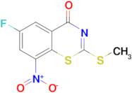 6-Fluoro-2-(methylthio)-8-nitro-4H-benzo[e][1,3]thiazin-4-one