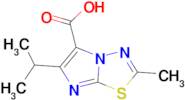 6-Isopropyl-2-methylimidazo[2,1-b][1,3,4]thiadiazole-5-carboxylic acid