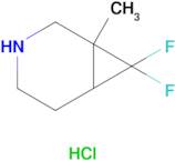 7,7-Difluoro-1-methyl-3-azabicyclo[4.1.0]heptane hydrochloride