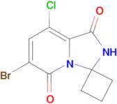 6'-bromo-8'-chloro-1'H-spiro[cyclobutane-1,3'-imidazo[1,5-a]pyridine]-1',5'(2'H)-dione