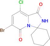 6'-Bromo-8'-chloro-1'H-spiro[cyclohexane-1,3'-imidazo[1,5-a]pyridine]-1',5'(2'H)-dione