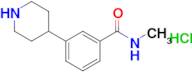 N-Methyl-3-(piperidin-4-yl)benzamide hydrochloride