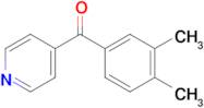 (3,4-Dimethylphenyl)(pyridin-4-yl)methanone