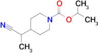 Isopropyl 4-(1-cyanoethyl)piperidine-1-carboxylate