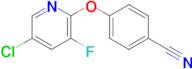 4-((5-Chloro-3-fluoropyridin-2-yl)oxy)benzonitrile