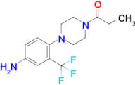 1-(4-(4-Amino-2-(trifluoromethyl)phenyl)piperazin-1-yl)propan-1-one