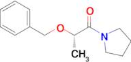 (2S)-2-Phenylmethoxy-1-pyrrolidin-1-ylpropan-1-one