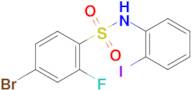 4-Bromo-2-fluoro-N-(2-iodophenyl)-benzenesulfonamide