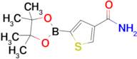 4-Aminocarbonyl-2-thienylBoronic acid pinacol ester