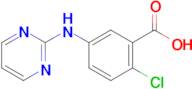 2-Chloro-5-(pyrimidin-2-ylamino)benzoic acid