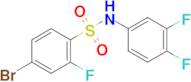 4-Bromo-N-(3,4-difluorophenyl)-2-fluorobenzenesulfonamide