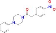 2-(4-Nitrophenyl)-1-(4-phenylpiperazin-1-yl)ethanone