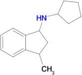 N-Cyclopentyl-3-methyl-2,3-dihydro-1H-inden-1-amine