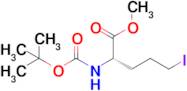 Methyl (S)-2-((tert-butoxycarbonyl)amino)-5-iodopentanoate