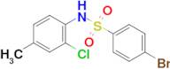 4-Bromo-N-(2-chloro-4-methylphenyl)benzenesulfonamide