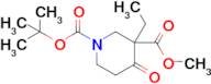 1-tert-Butyl 3-methyl 3-ethyl-4-oxopiperidine-1,3-dicarboxylate