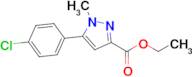 Ethyl 5-(4-chlorophenyl)-1-methyl-1H-pyrazole-3-carboxylate