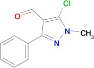 5-chloro-1-methyl-3-phenylpyrazole-4-carbaldehyde