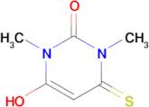 6-hydroxy-1,3-dimethyl-4-sulfanylidene-1,2,3,4-tetrahydropyrimidin-2-one