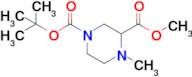 1-tert-butyl 3-methyl 4-methylpiperazine-1,3-dicarboxylate