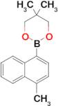 5,5-Dimethyl-2-(4-methylnaphthalen-1-yl)-1,3,2-dioxaborinane