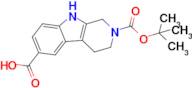 2-(tert-Butoxycarbonyl)-2,3,4,9-tetrahydro-1H-pyrido[3,4-b]indole-6-carboxylic acid