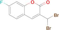 3-(Dibromomethyl)-7-fluoro-2H-chromen-2-one