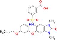 3-(N-(1,3-Dimethyl-2-oxo-6-(3-propoxyphenoxy)-2,3-dihydro-1H-benzo[d]imidazol-5-yl)sulfamoyl)ben...