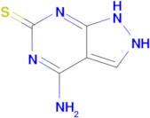 4-amino-1H,2H,6H-pyrazolo[3,4-d]pyrimidine-6-thione