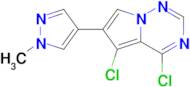 4,5-Dichloro-6-(1-methyl-1H-pyrazol-4-yl)pyrrolo[2,1-f][1,2,4]triazine