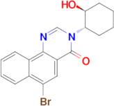 6-Bromo-3-((1S,2S)-2-hydroxycyclohexyl)benzo[H]quinazolin-4(3H)-one