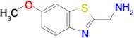 (6-Methoxybenzo[d]thiazol-2-yl)methanamine