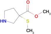 Methyl 3-(methylthio)pyrrolidine-3-carboxylate