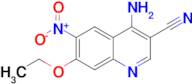 4-Amino-7-ethoxy-6-nitroquinoline-3-carbonitrile