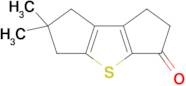 6,6-Dimethyl-1,2,6,7-tetrahydrodicyclopenta[b,d]thiophen-3(5H)-one