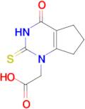 2-(4-Oxo-2-thioxo-2,3,4,5,6,7-hexahydro-1H-cyclopenta[d]pyrimidin-1-yl)acetic acid