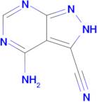 4-amino-2H-pyrazolo[3,4-d]pyrimidine-3-carbonitrile