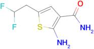 2-Amino-5-(2,2-difluoroethyl)thiophene-3-carboxamide